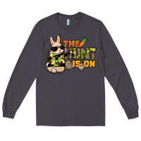 Smoke The hunt is on Easter Day Long Sleeve Tee - HowdyJamesFarm