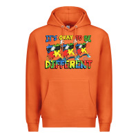 Carrot It's okay to be different Autism Premium Hoodie - FaDigitalArtStudio