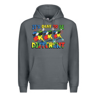 Rock It's okay to be different Autism Premium Hoodie - FaDigitalArtStudio