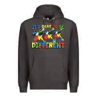 Smoke It's okay to be different Autism Premium Hoodie - FaDigitalArtStudio