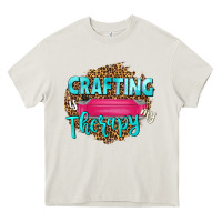 Cream crafting is my therapy Heavy Core Tee - NancyCooperArtShop