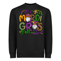 Black it's mardi gras y'all gnomes Heavyweight Sweatshirt - OliviaCreatesArt