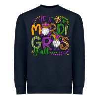Navy it's mardi gras y'all gnomes Heavyweight Sweatshirt - OliviaCreatesArt