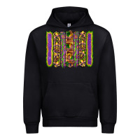 Black mardi gras fleur de lis mask leopard glitter  brushstrokes Urban Hoodie - Artiststas