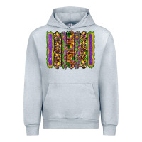 Heather Grey mardi gras fleur de lis mask leopard glitter  brushstrokes Urban Hoodie - Artiststas