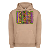 Pigment Burro mardi gras fleur de lis mask leopard glitter  brushstrokes Urban Hoodie - Artiststas