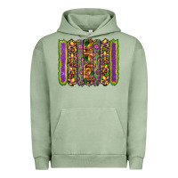 Pigment Oil Green mardi gras fleur de lis mask leopard glitter  brushstrokes Urban Hoodie - Artiststas