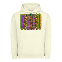 Pigment Pistachio mardi gras fleur de lis mask leopard glitter  brushstrokes Urban Hoodie - Artiststas