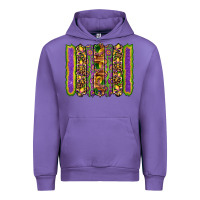 Tulip mardi gras fleur de lis mask leopard glitter  brushstrokes Urban Hoodie - Artiststas
