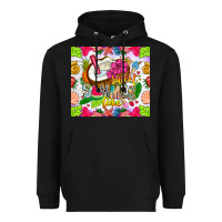 Black summer time Heavyweight Hoodie - CowhideDigitalArt