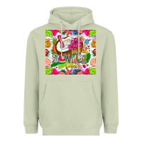 Matcha summer time Heavyweight Hoodie - CowhideDigitalArt