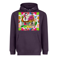 Plum summer time Heavyweight Hoodie - CowhideDigitalArt