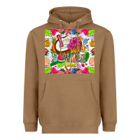 Toasted Coconut summer time Heavyweight Hoodie - CowhideDigitalArt