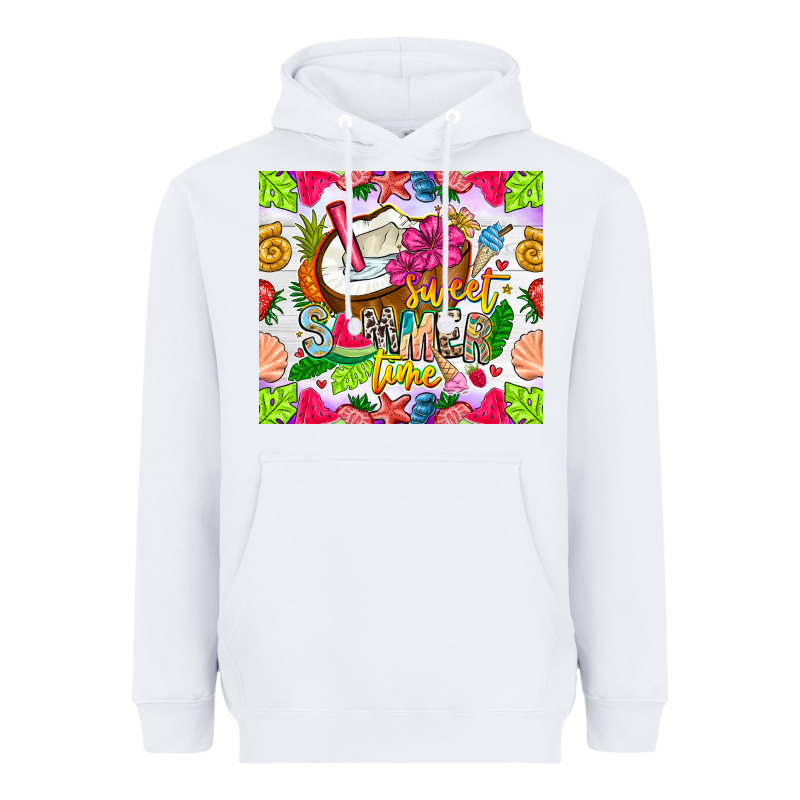 Summer Time Heavyweight Hoodie by CowhideDigitalArt | Teevron