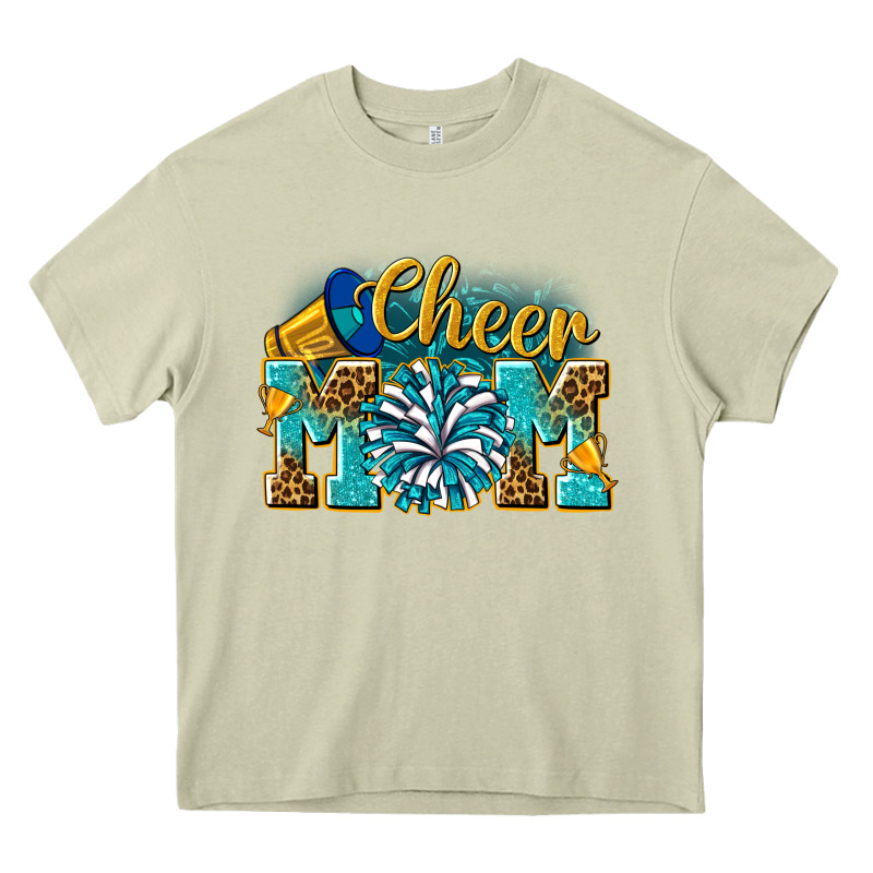 Cheer Mom Heavy Core Tee by NancyCooperArtShop | Teevron