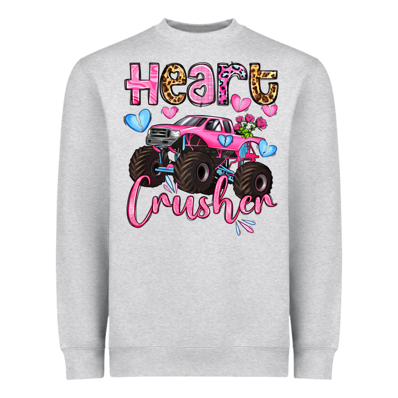 Heart Crusher Olivia Heavyweight Sweatshirt by OliviaCreatesArt | Teevron
