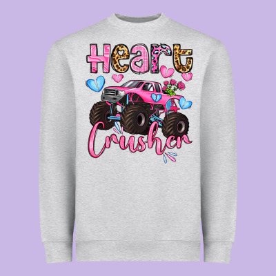 Heart Crusher Olivia Heavyweight Sweatshirt Designed By Oliviacreatesart