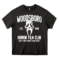 Asphalt The woodsboro horror film Heavy Core Tee - tuanDangUi