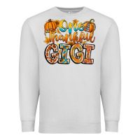Dove Grey one thankful gigi Premium Sweatshirt - CowhideDigitalArt