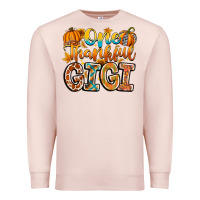 Pale Pink one thankful gigi Premium Sweatshirt - CowhideDigitalArt