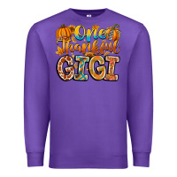 Purple one thankful gigi Premium Sweatshirt - CowhideDigitalArt
