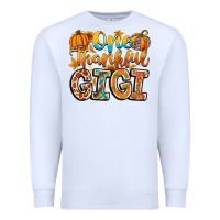 White one thankful gigi Premium Sweatshirt - CowhideDigitalArt