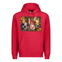 Cardinal western farm animals Premium Hoodie - RanaPortraitStore