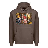 Coffee western farm animals Premium Hoodie - RanaPortraitStore