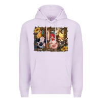 Lilac western farm animals Premium Hoodie - RanaPortraitStore