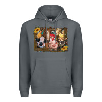 Rock western farm animals Premium Hoodie - RanaPortraitStore
