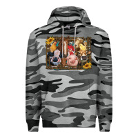 Slate Camo western farm animals Premium Hoodie - RanaPortraitStore