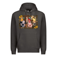 Smoke western farm animals Premium Hoodie - RanaPortraitStore