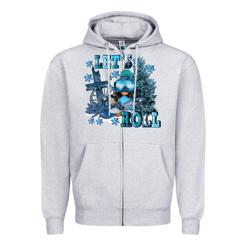Let's Roll Zipper Hoodie by FaDigitalArtStudio | Teevron