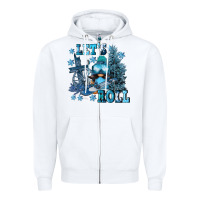 White let's roll Zipper Hoodie - FaDigitalArtStudio