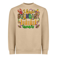 ı Have Boundary Issues Mardi Gras Olivia Heavyweight Sweatshirt | Teevron