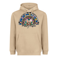 Mushroom happy easter rainbow Heavyweight Hoodie - CowhideDigitalArt