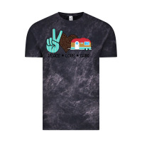 Cloud Black Peace Love Camp Vintage Tee - Bettercallsaul
