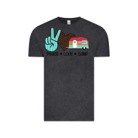 Vintage Black Peace Love Camp Vintage Tee - Bettercallsaul