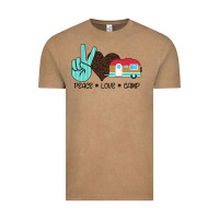 Vintage Coffee Peace Love Camp Vintage Tee - Bettercallsaul