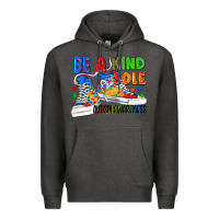 Charcoal Heather Be a kind sole Autism Awareness Premium Hoodie - FaDigitalArtStudio