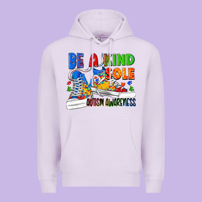Be A Kind Sole Autism Awareness Premium Hoodie Designed By Fadigitalartstudio