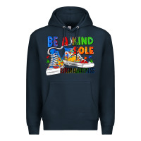 Navy Be a kind sole Autism Awareness Premium Hoodie - FaDigitalArtStudio