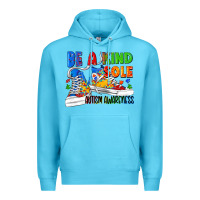 Ocean Blue Be a kind sole Autism Awareness Premium Hoodie - FaDigitalArtStudio