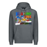 Rock Be a kind sole Autism Awareness Premium Hoodie - FaDigitalArtStudio
