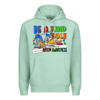 Seafoam Be a kind sole Autism Awareness Premium Hoodie - FaDigitalArtStudio