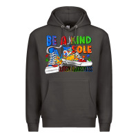 Smoke Be a kind sole Autism Awareness Premium Hoodie - FaDigitalArtStudio