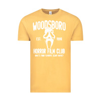 Vintage Mustard The woodsboro horror film Vintage Tee - tuanDangUi