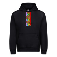 Black St. Patrick's Day Western Shamrock Leopard Rainbow Urban Hoodie - Artiststas