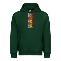 Forest Green St. Patrick's Day Western Shamrock Leopard Rainbow Urban Hoodie - Artiststas