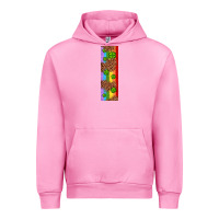 Fuchsia Pink St. Patrick's Day Western Shamrock Leopard Rainbow Urban Hoodie - Artiststas